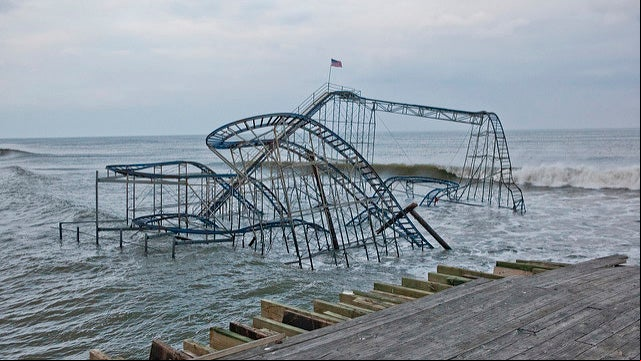 <p>Supertempestade Sandy, no Seaside Heights, em Nova Jersey (Foto: Anthony Quintano/Flickr)</p>
<p class=