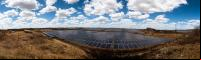 paineis solares do Complexo de usinas solares Coremas 1, 2 e 3.