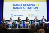  durante o primeiro dia do Transforming Transportation 2019 