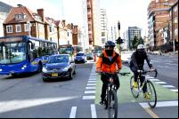 imagem de ciclovia na avenida séptima