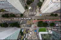 foto aérea de esquina no rio de janeiro