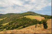 Pastagem degradada na região do Cantareira. A restauração de 4 mil hectares prioritários em locais onde hoje são pastagens pode melhorar a qualidade da água em São Paulo (Foto: Erik Lopes/TNC)