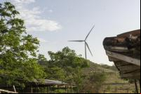 imagem mostra parque eólico na Nicarágua
