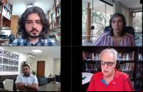 imagem dos participantes do webinar