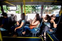 Maioria das denúncias foram de crimes ocorridos dentro dos ônibus (Foto: Bruno Campos de Souza/WRI Brasil)
