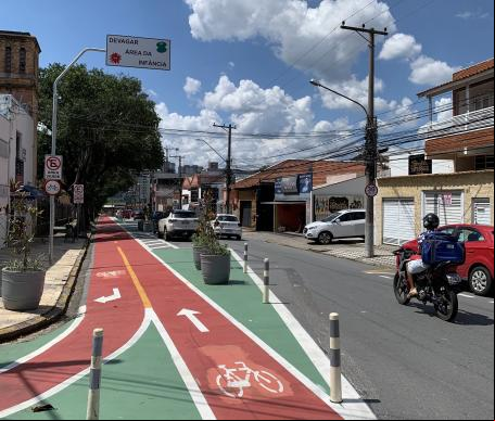 Rua completa em Jundiaí