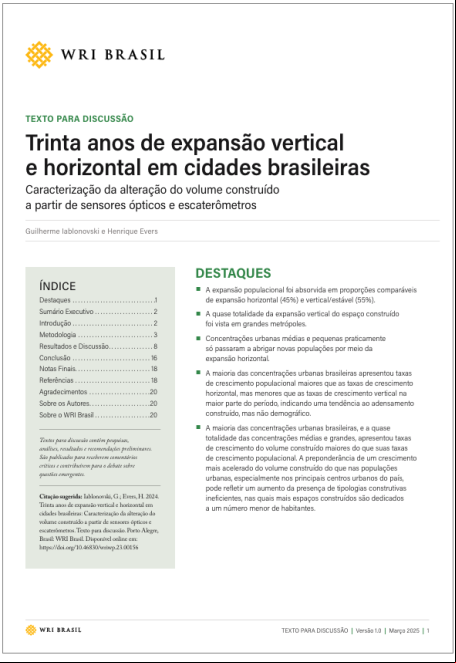 capa de publicação