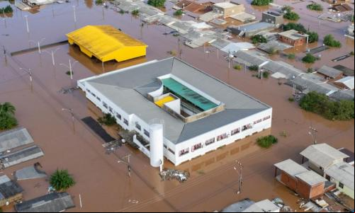 cidade de nova hamburgo alagada por enchente