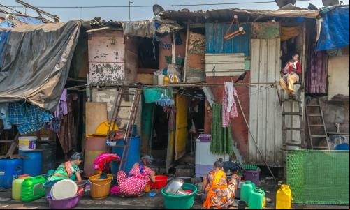 favela em Mumbai