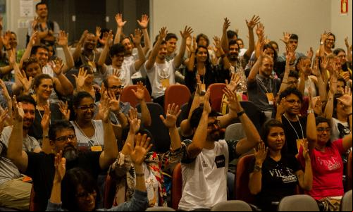 Grupo bastante diverso discutiu a mobilidade de Porto Alegre (foto: Marcos Oliveira/divulgação)