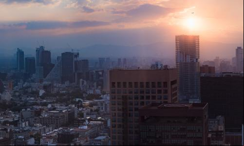 skyline da cidade do méxico